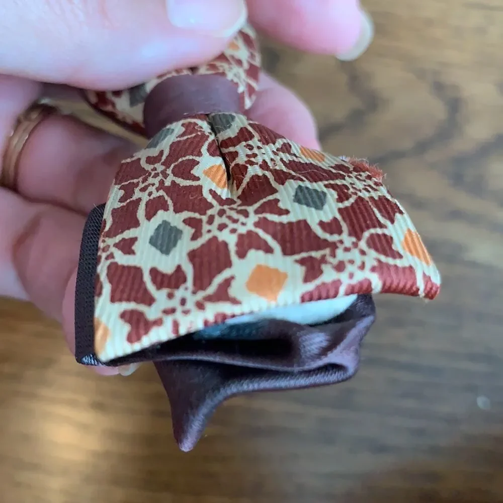 Vtg 50s/60s little‎ boys clip on bow tie